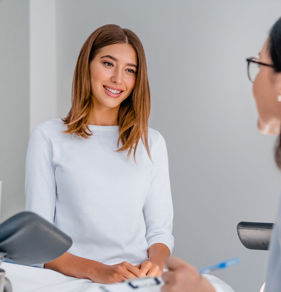 patient discussing refer