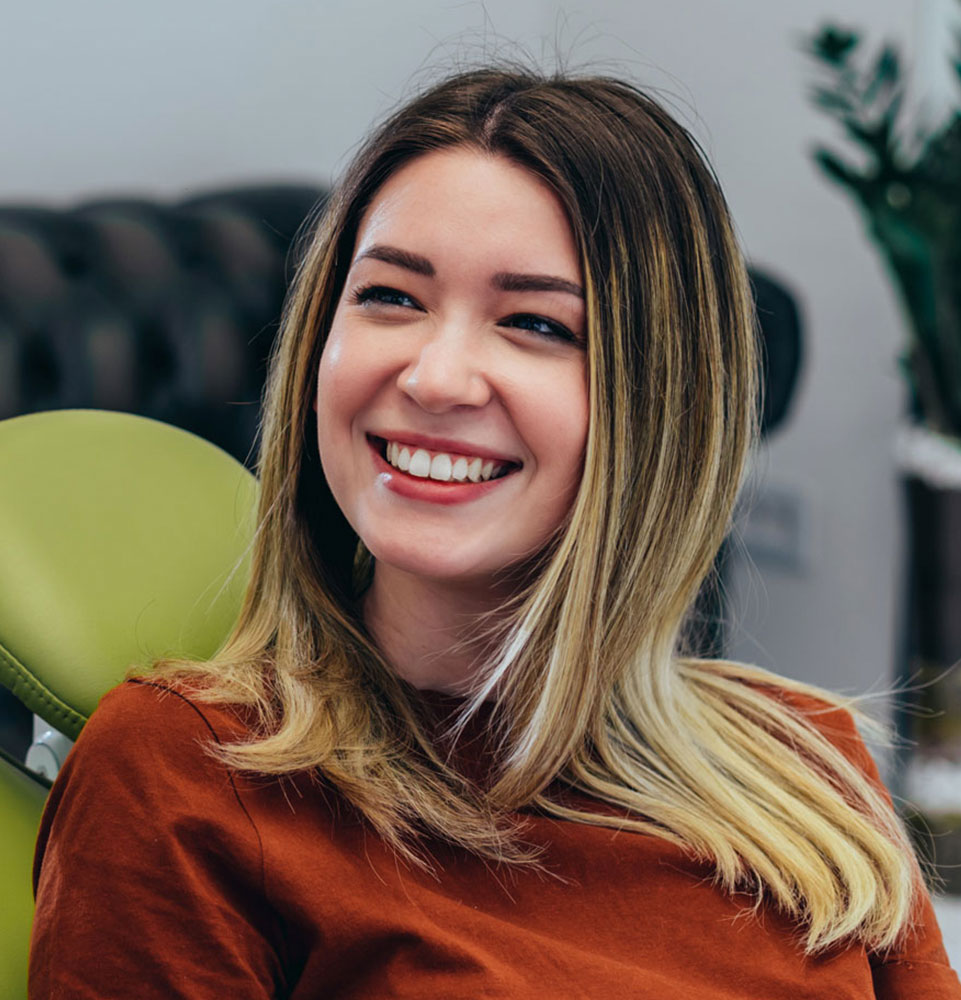 veneer patient discussing issues